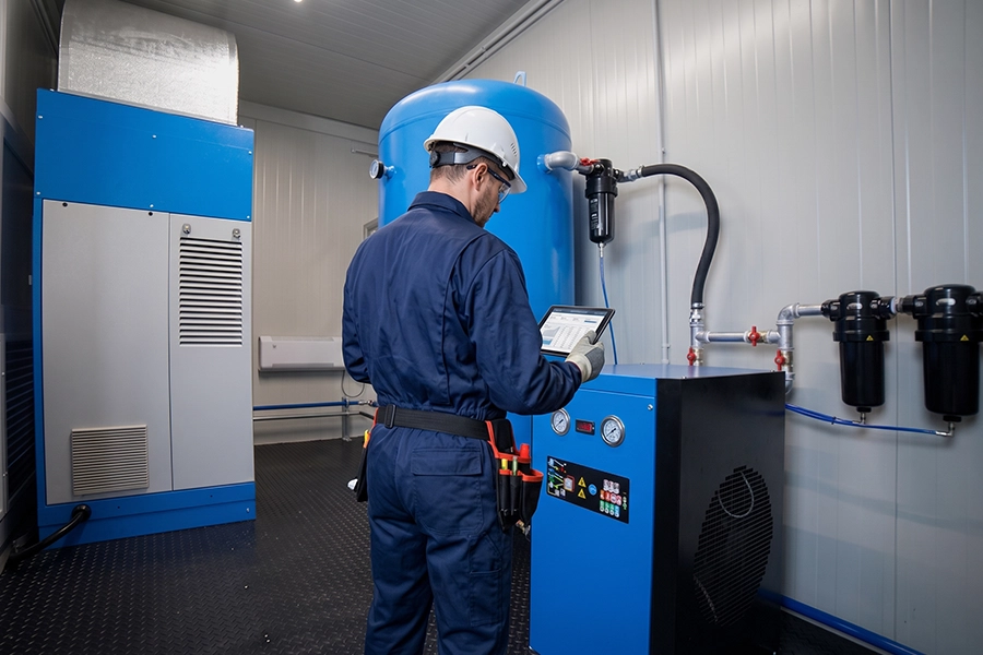 Verifiche di conformità dei compressori